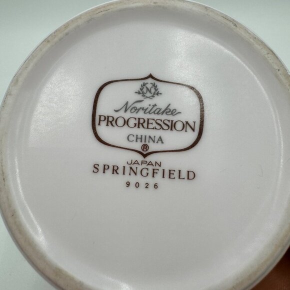 Vintage Noritake Springfield Progression China Sugar Bowl, Lid, Floral Sunflower - Picture 7 of 9